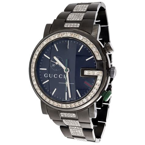 men gucci watches on sale|men's gucci watch diamond bezel.